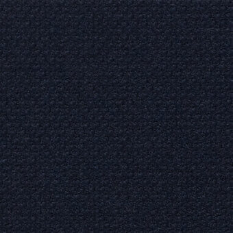 Dark blue Steelcut textile sample displaying a granular texture with raised dots, labeled “steelcut3 775” by Kvadrat, matte finish.